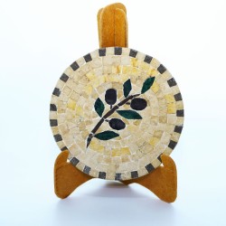 Branche d’olivier en mosaïque Branche d’olivier en mosaïque